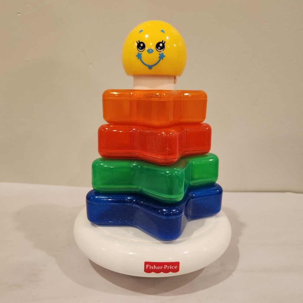 Fisher-Price Sparkling Symphony Stacker from 1999 Complete *tested Works Well!